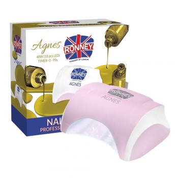 RONNEY AGNES Profesjonalna lampa do paznocki LED 48W (GY-LED-032) - RÓŻOWA    B@Q super!